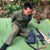 Kẻ buôn bán ma túy hung hãn rút dao chống trả công an